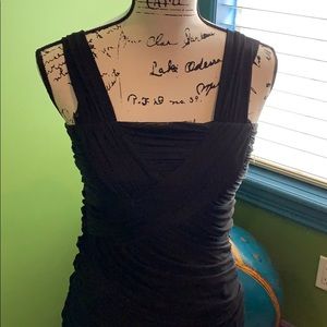 Ruched evening dress